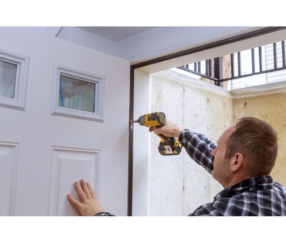 Door repair and adjustment